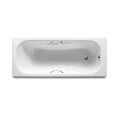 Vonia ROCA Princess-N 150x75 cm, su chromuotomis rankenėlėmis ir antislip