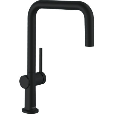 Maišytuvas plautuvei Hansgrohe Talis M54, U220, 1jet, EcoSmart, juodas matinis