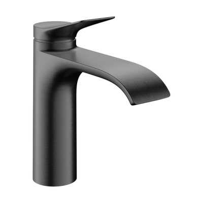 Praustuvo maišytuvas HANSGROHE Vivenis 110 CoolStart, su dugno vožtuvu, spalva - šlifuoto juodo chromo (brushed black chrome)