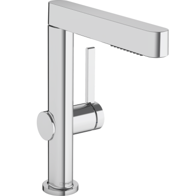 Praustuvo maišytuvas HANSGROHE Finoris 230, su ištraukiamu dušeliu, 2 srovės režimai, su "push-open" dugno vožtuvu, spalva - chr